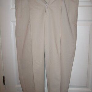 Savane eco-Start Men's Khaki Pants Hidden Expanding Waistband 40 x 29 Beige